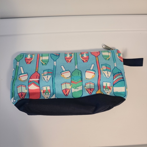 Simply Southern Nautical Buoy Cosmetic Bag - Picture 2 of 11